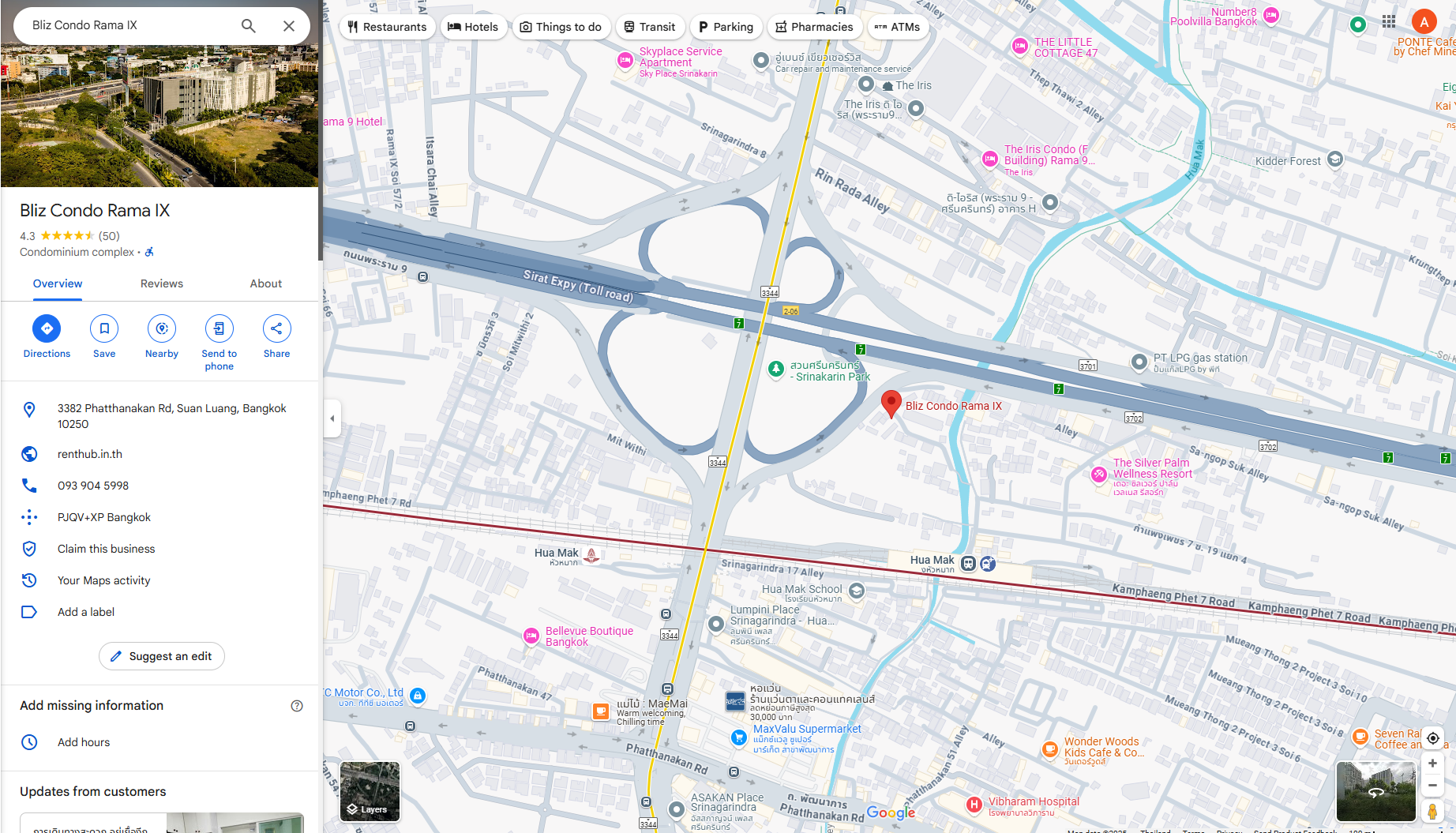 Map location